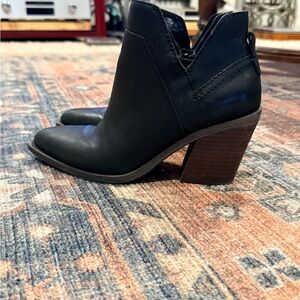 Crown Vintage Black Ankle Booties